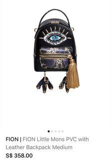 FION Little Mons PVC with Leather Backpack Medium