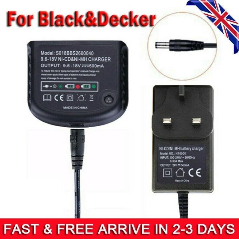 For Black & Decker 18V A1712 A1718 A12 A18 FSB18 Ni-MH Ni-CD Battery Charger NEW 