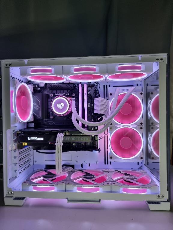 [Free delivery] Pink Custom Gaming PC / RTX 3060TI ZOTAC + INTEL I5