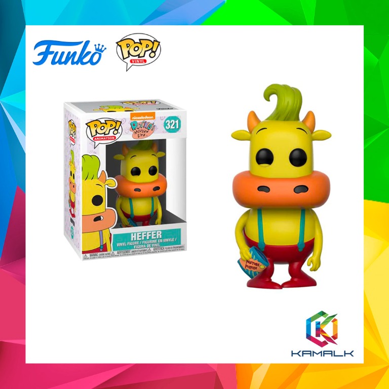 Funko POP Animation Nickelodeon Rocko s Modern Life Heffer Vinyl Figure 321 Hobbies Toys Toys Games on Carousell