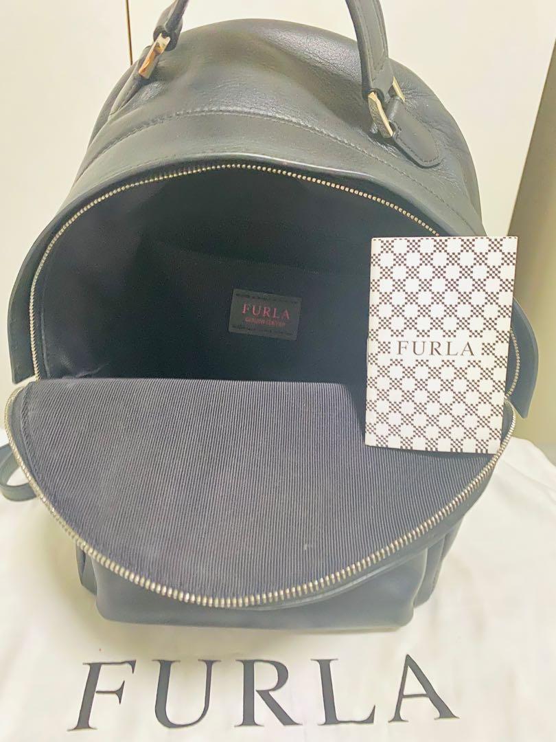 Furla frida medium new arrivals leather backpack