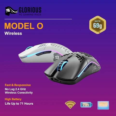 Glorious Model O Wireless Gaming Mouse Computers Tech Parts Accessories Mouse Mousepads On Carousell