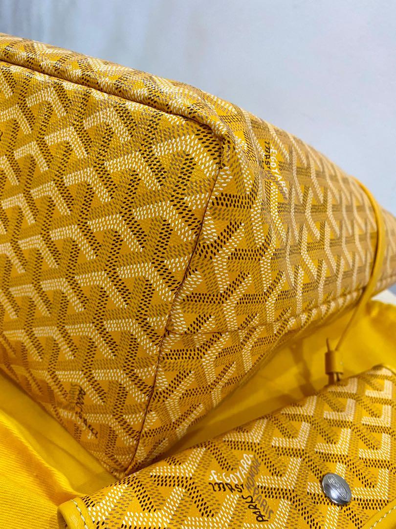 Goyard Goyardine St. Louis PM w/Pouch - Yellow Totes, Handbags - GOY37782