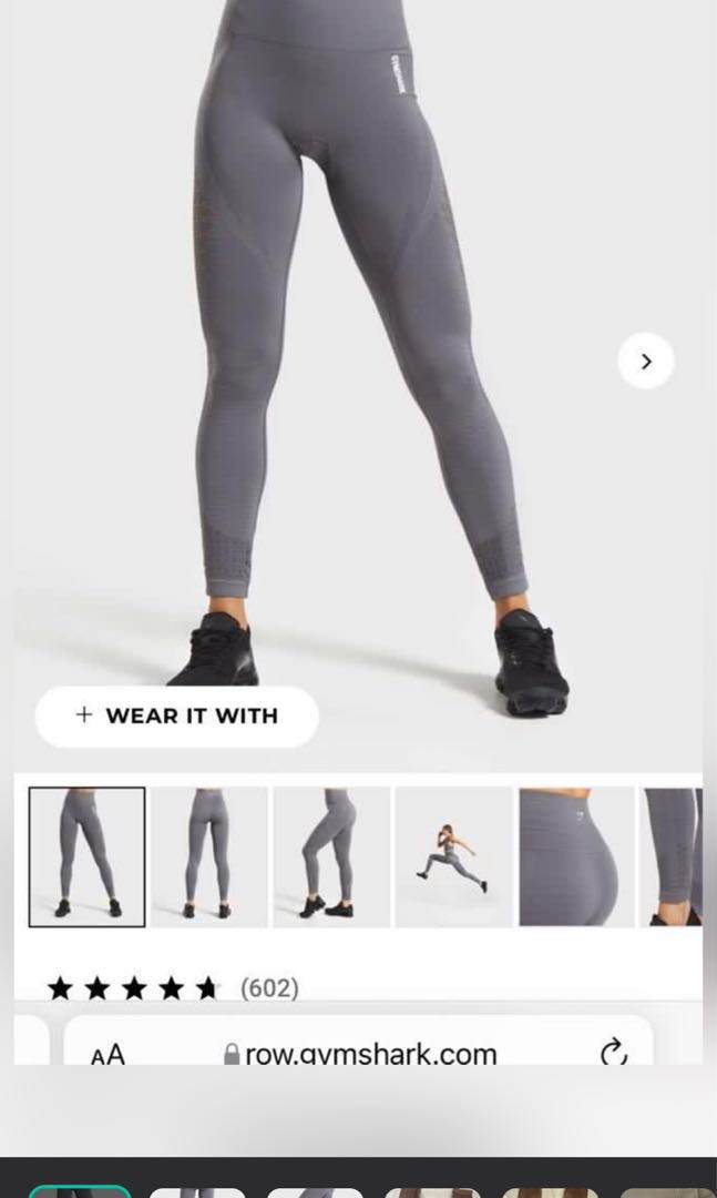 Gymshark Energy Seamless Legging Smokey 