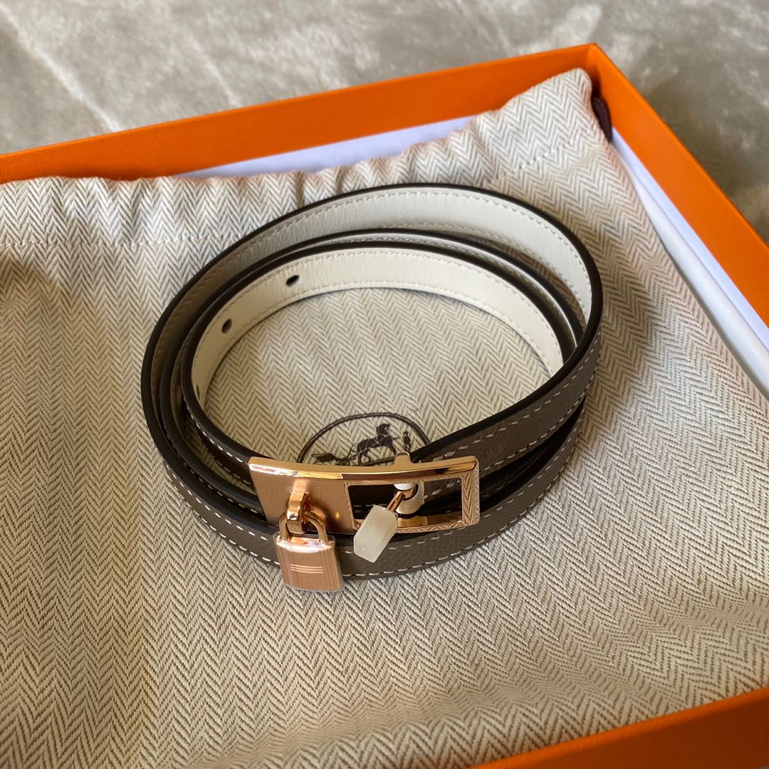 Hermes Lucky 15 Reversible Belt