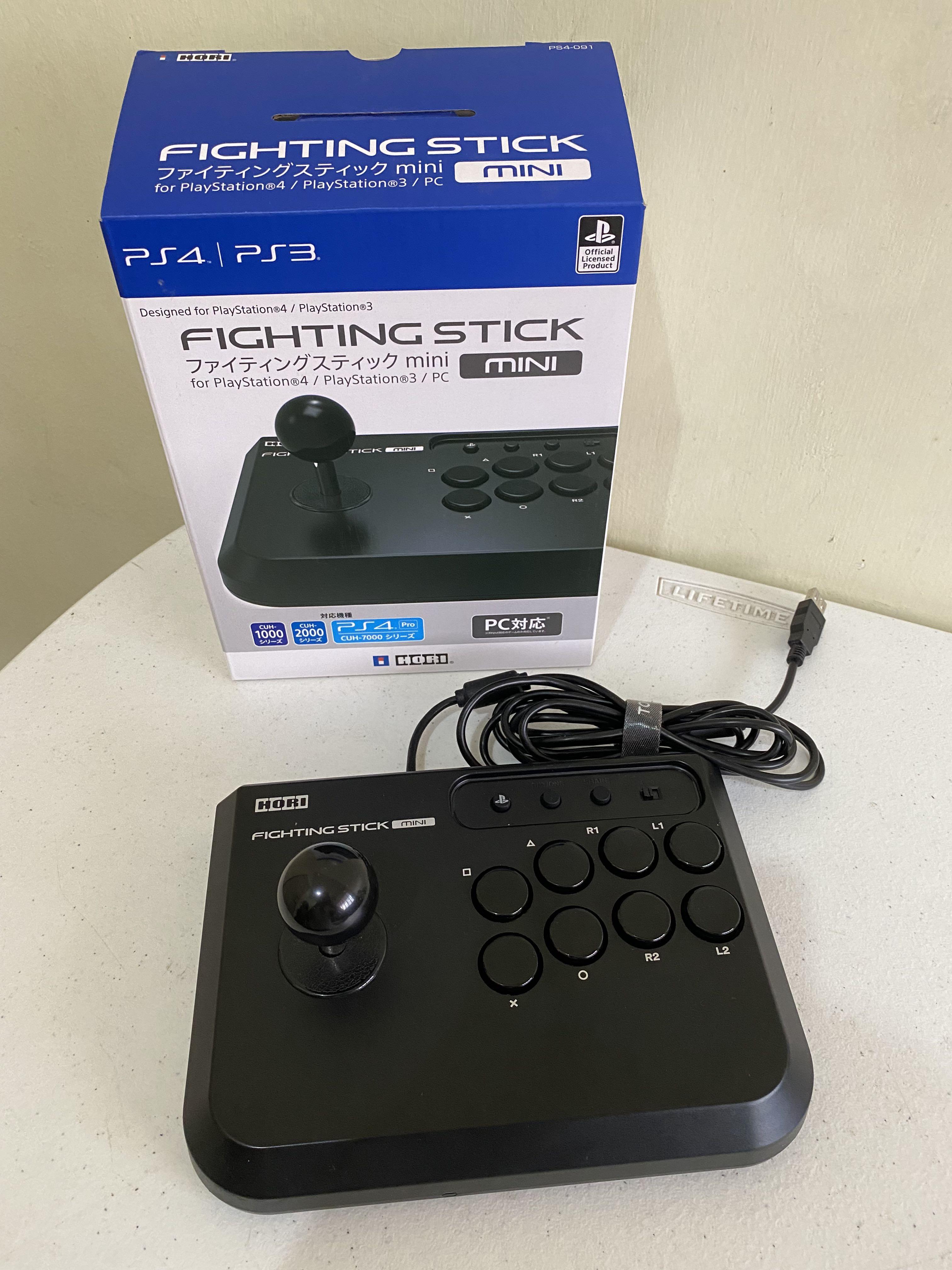 Creed forarbejdning Seks HORI Fighting Stick Mini for PS4, PS3 and PC, Video Gaming, Gaming  Accessories, Controllers on Carousell