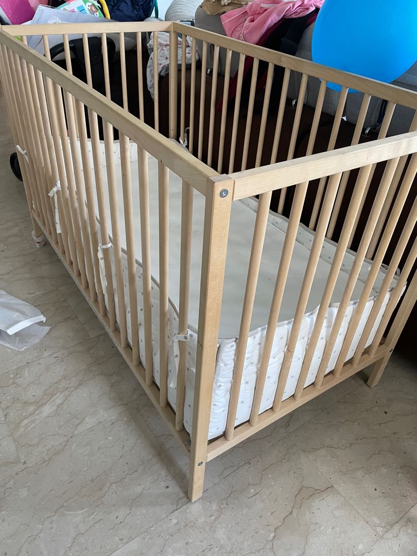 Ikea Baby Cot full set, Babies & Kids, Baby Nursery & Kids Furniture