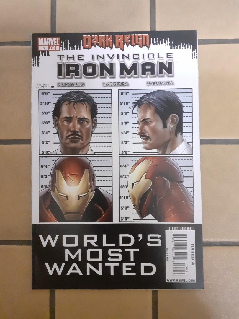 Invincible Iron Man #9 ( Max Dunbar - Cover Art ) Marvel Comics, Hobbies &  Toys, Books & Magazines, Comics & Manga On Carousell