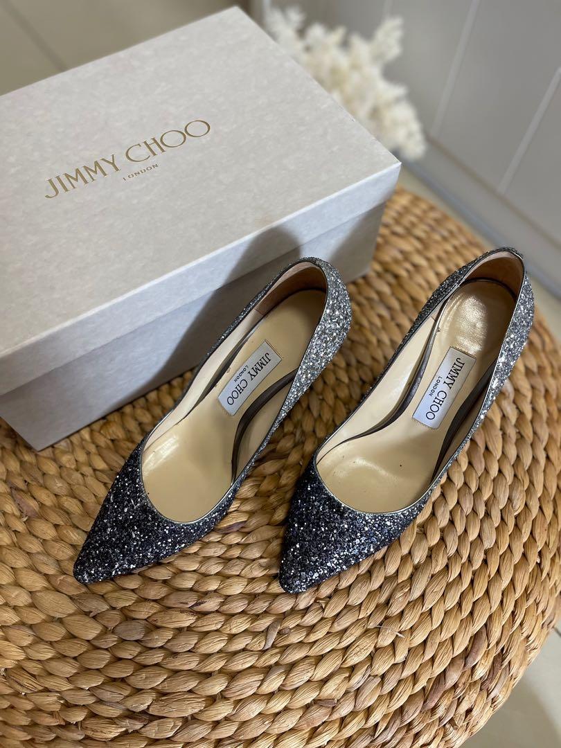 Jimmy choo hotsell romy 85 silver
