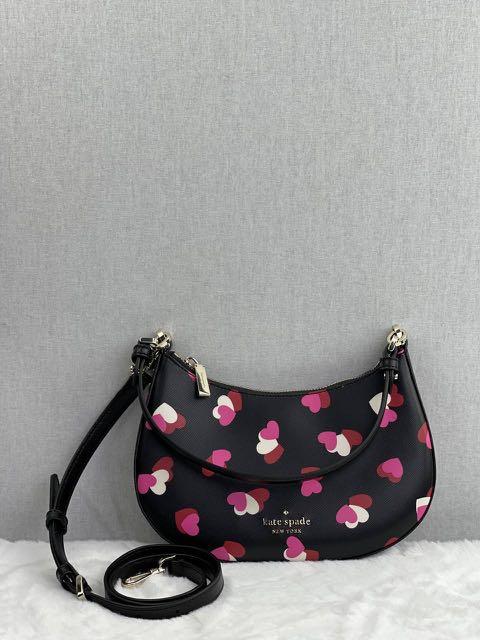 Kate Spade Staci 2 way Flutter Hearts Crossbody Shoulder Bag 