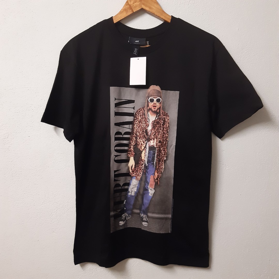 H&m kurt cobain top t shirt