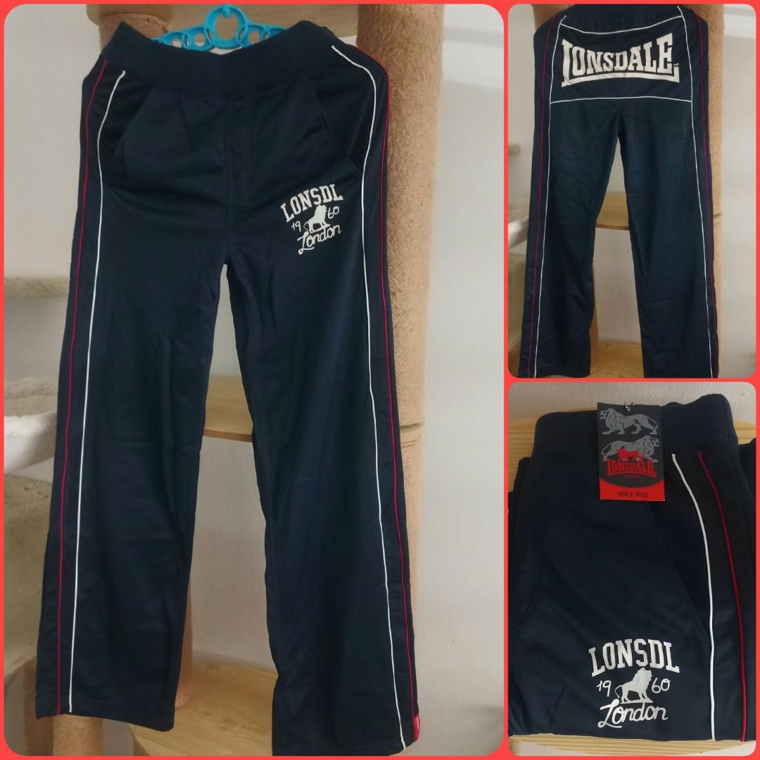 Buy Lonsdale Mens 2 Stripe Closed Hem Joggers Fleece Jogging Bottoms Trousers  Pants Grey MARL/Black S Online at desertcartZimbabwe