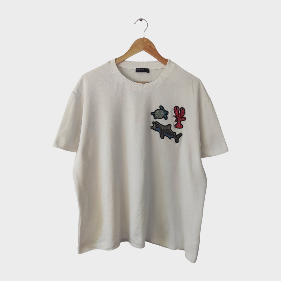 Louis Vuitton Sea Animals Monogram Tee, Men's Fashion, Tops & Sets