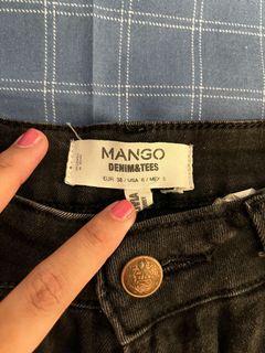 mango black jeans