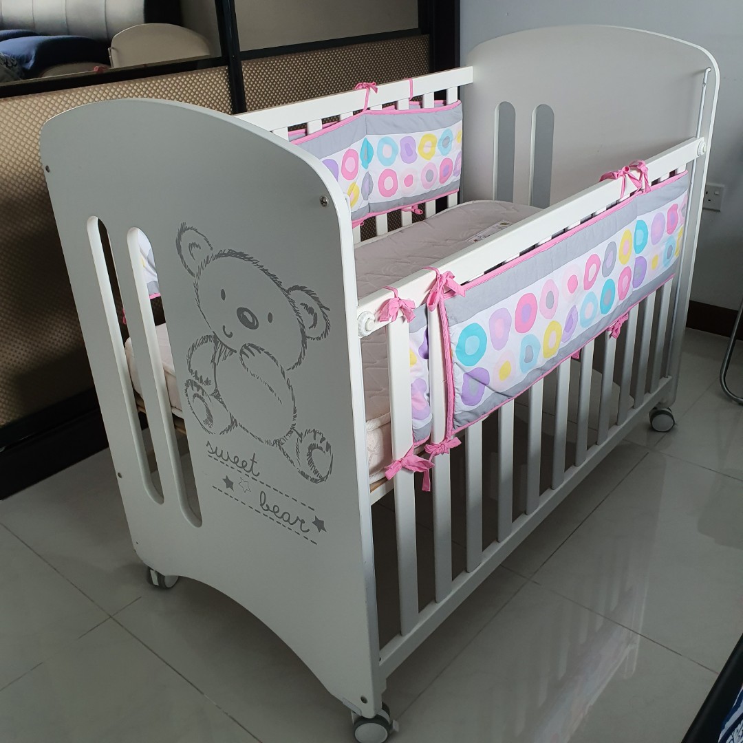 Micuna Baby Cot, Babies & Kids, Baby Nursery & Kids Furniture, Cots