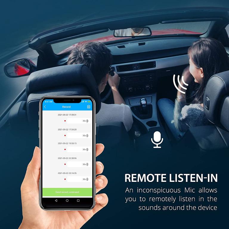 "Mini GPS Tracker, AT2 GPS Tracker Devices with Strong Anti