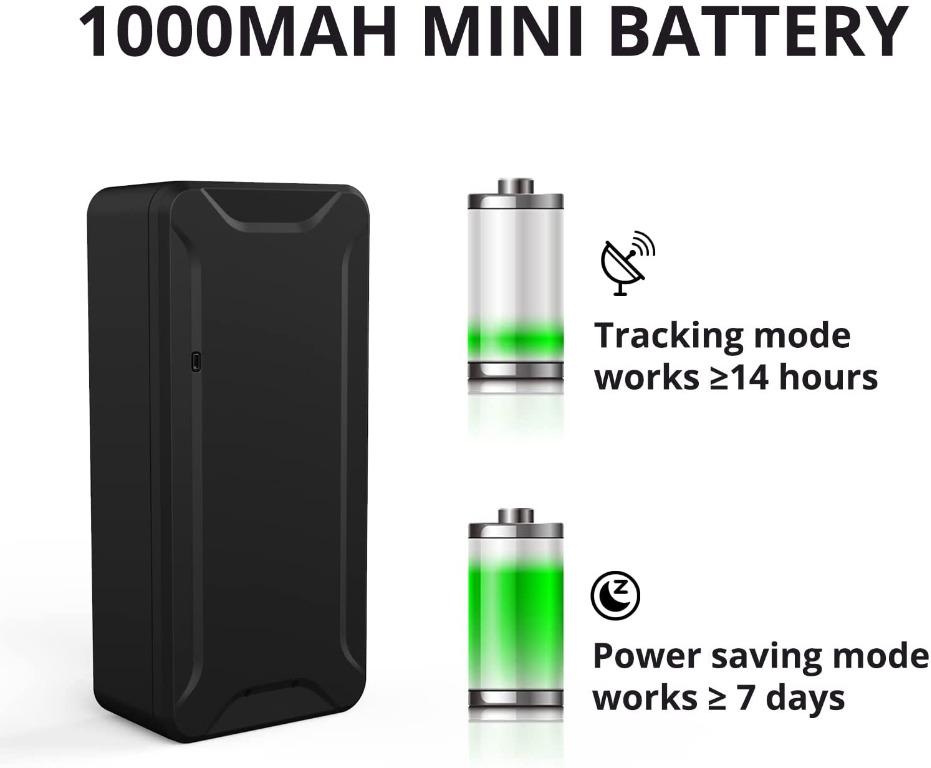 "Mini GPS Tracker, AT2 GPS Tracker Devices with Strong Anti
