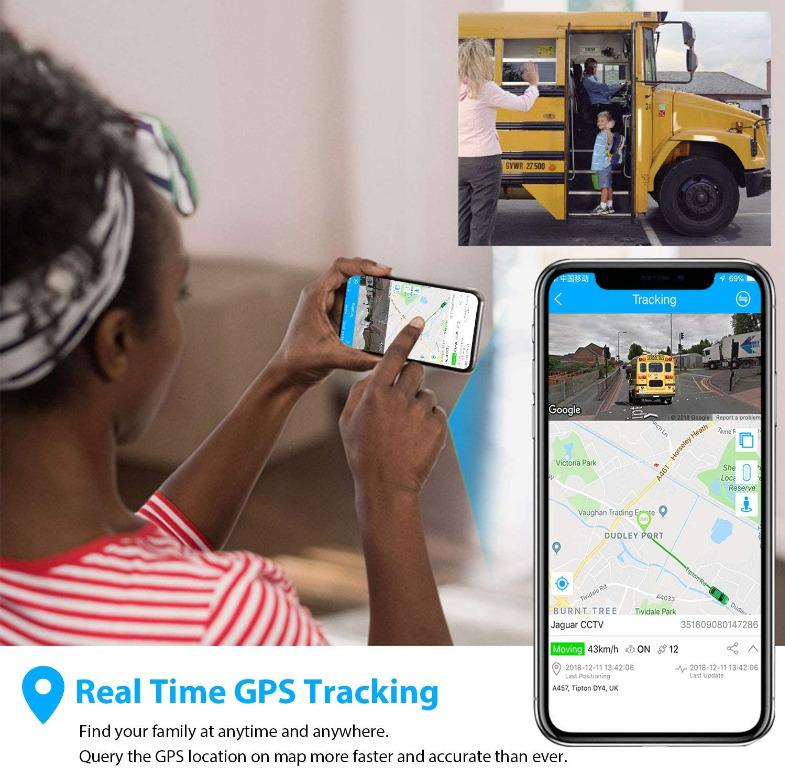 "Mini GPS Tracker, AT2 GPS Tracker Devices with Strong Anti
