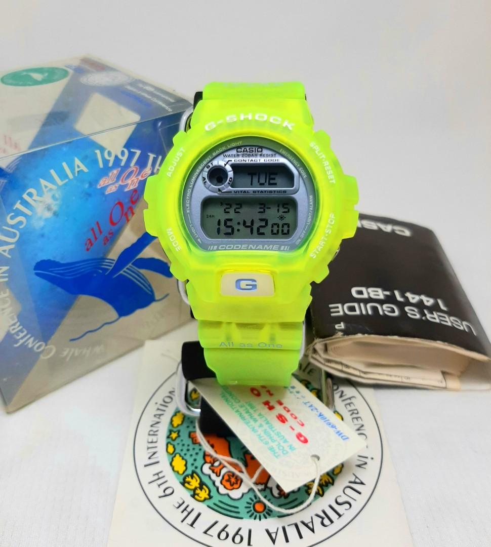 New Old Stock G Shock Codename DW6910 ICERC Dolphin Whale DW 6910 Code Name DW6900 DW 6900 Vintage Casio Classic Retro