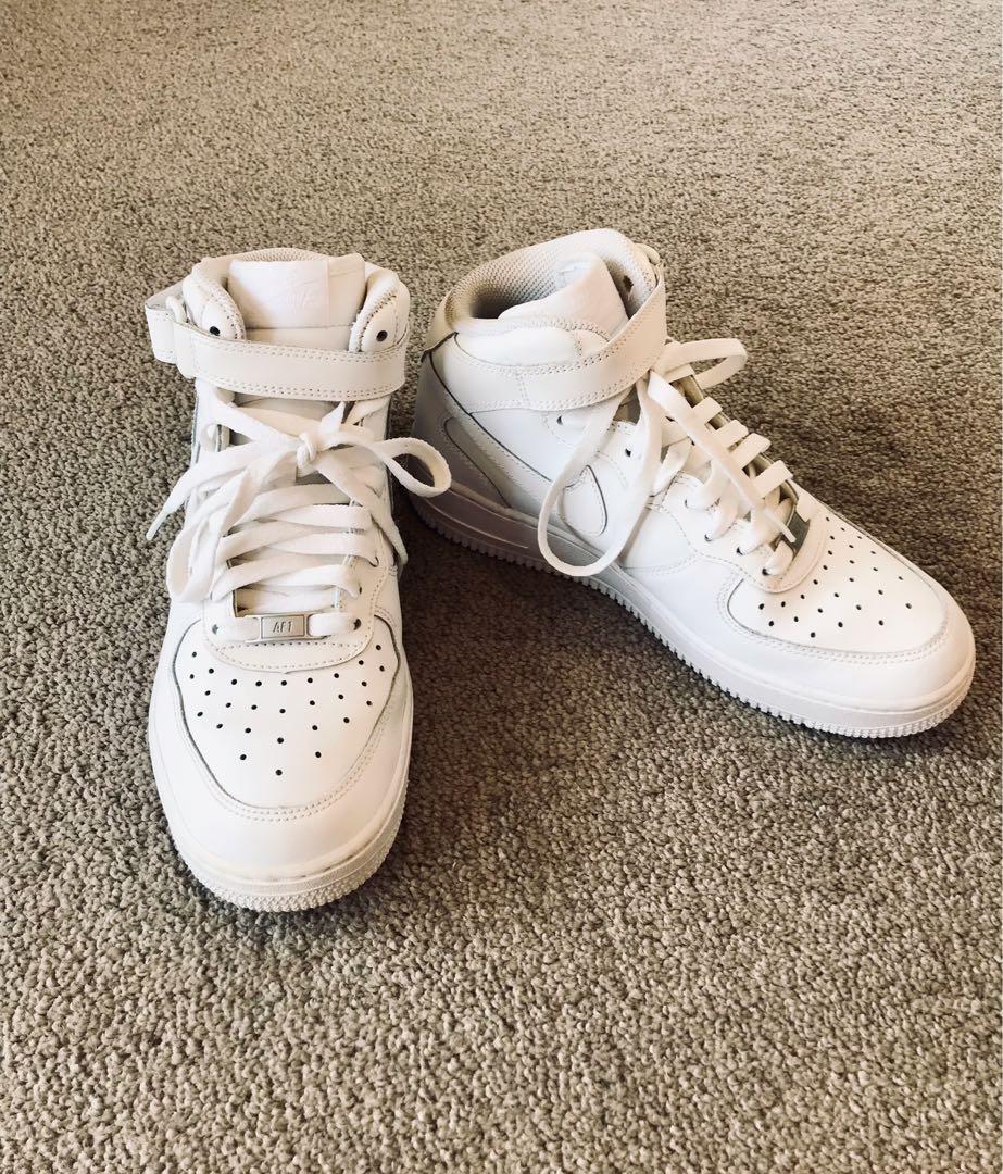 White high top forces sales