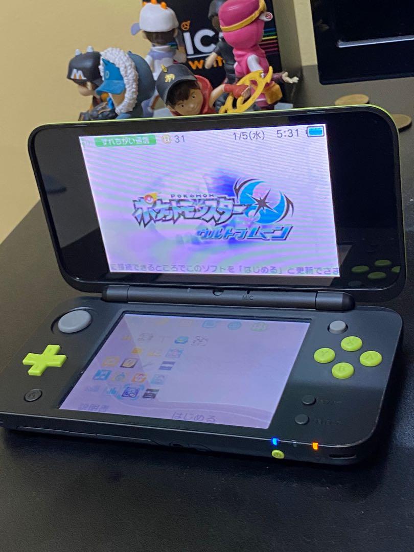2ds xl outlet green and black