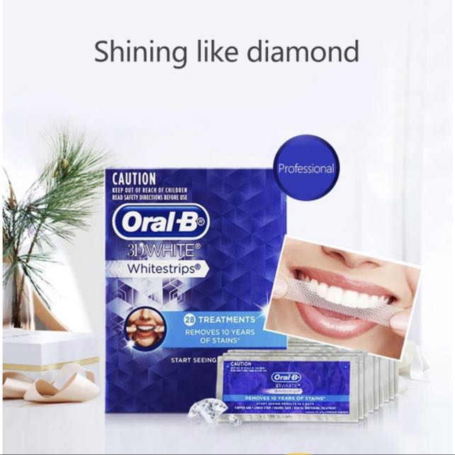 OralB whitening strips (in stock), Beauty & Personal Care, Oral Care on Carousell