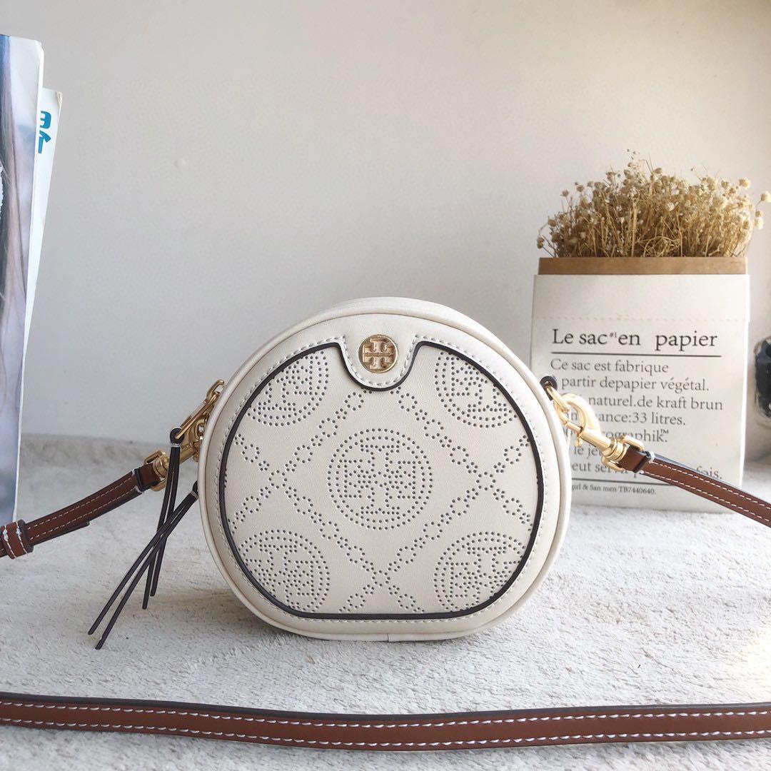 Original Tory Burch leather circle bag crossbody sling round bag