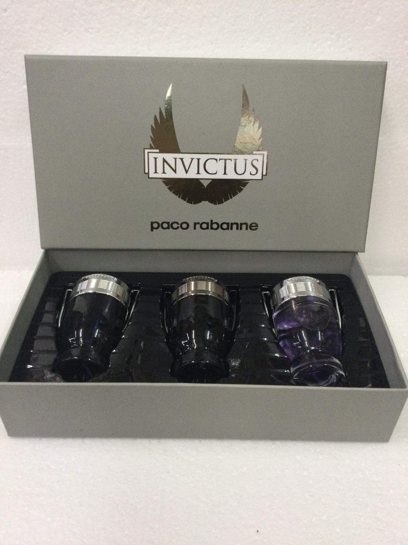 Paco rabanne invictus mini set 30ml each, Beauty & Personal Care ...