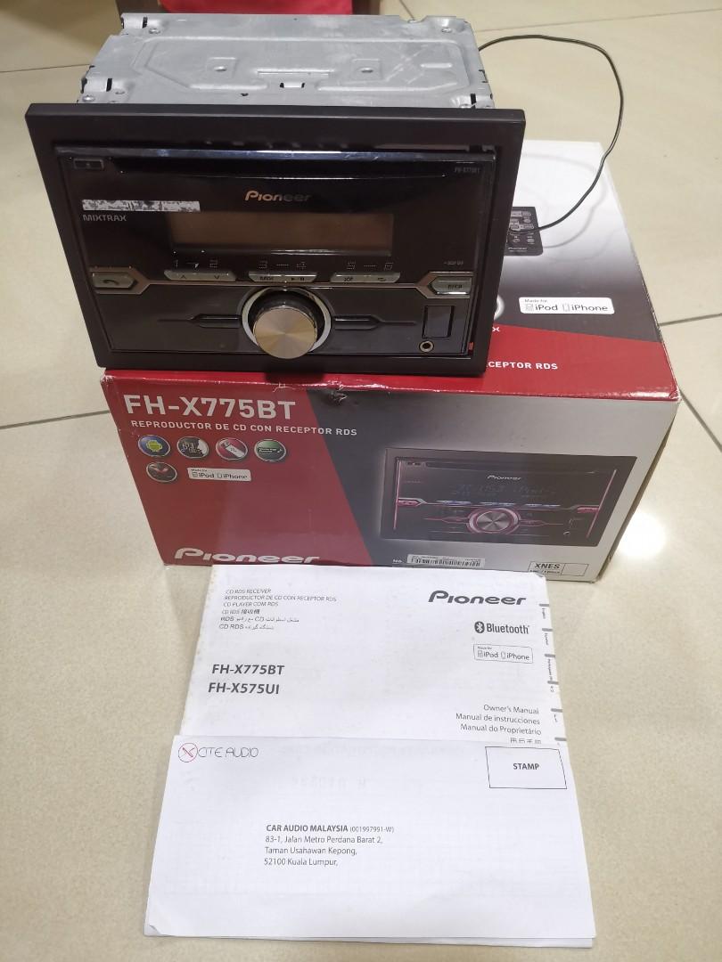 Pioneer car audio player FHX775BT CD RDS Receiver MIXTRAX, Auto