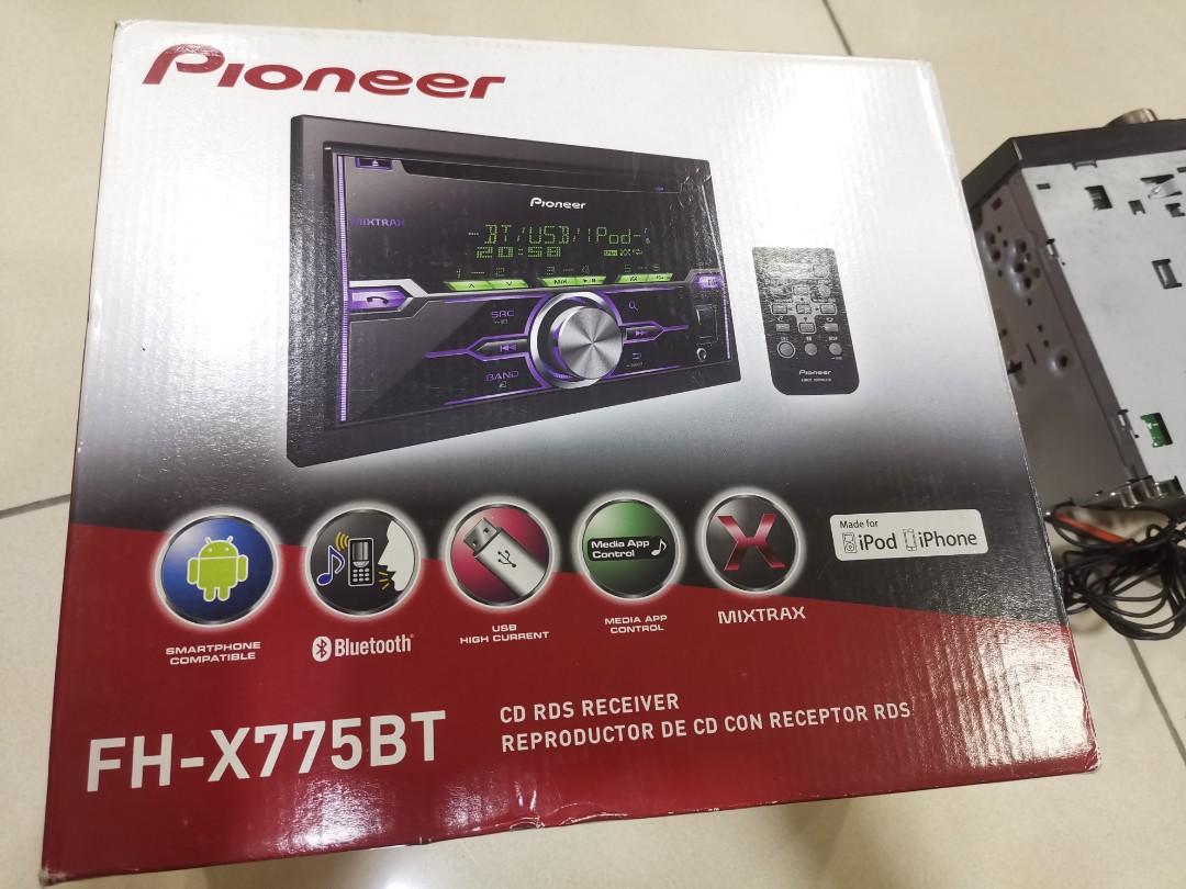 Pioneer car audio player FHX775BT CD RDS Receiver MIXTRAX, Auto Accessories on Carousell