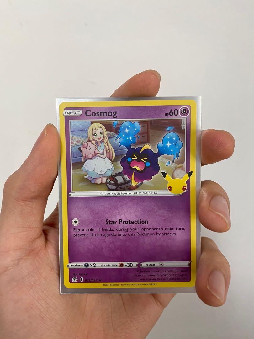 5x Cosmog 013/025 Pokemon Celebrations TCG, Hobbies & Toys, Toys & Games on  Carousell