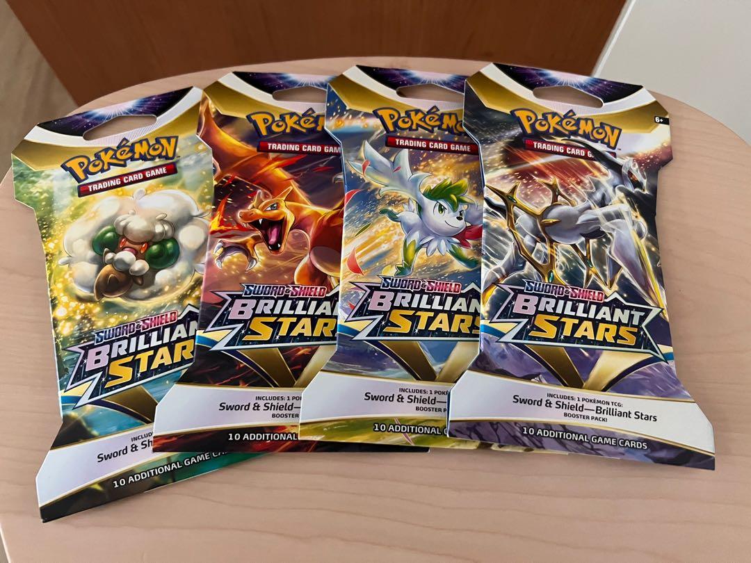 Pokemon TCG Brilliant Stars Sleeved Boosters, Hobbies & Toys, Toys & Games  on Carousell