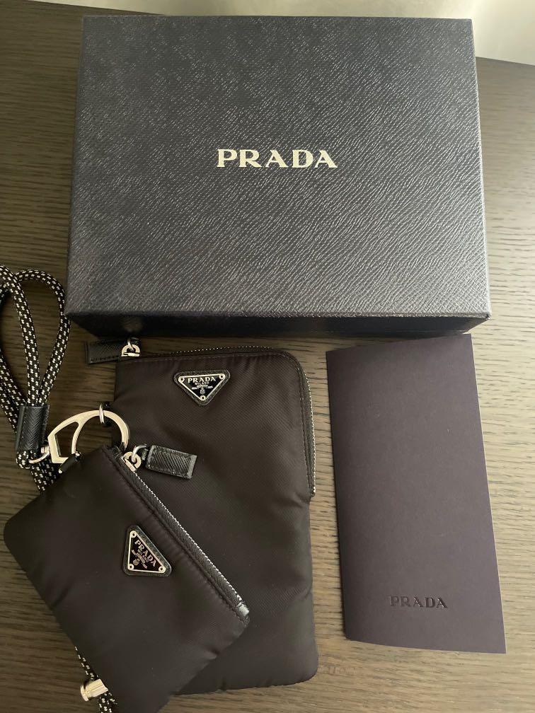 Prada Re-Nylon Strapped Double Pouch, Women's Fashion, Bags & Wallets,  Cross-body Bags on Carousell