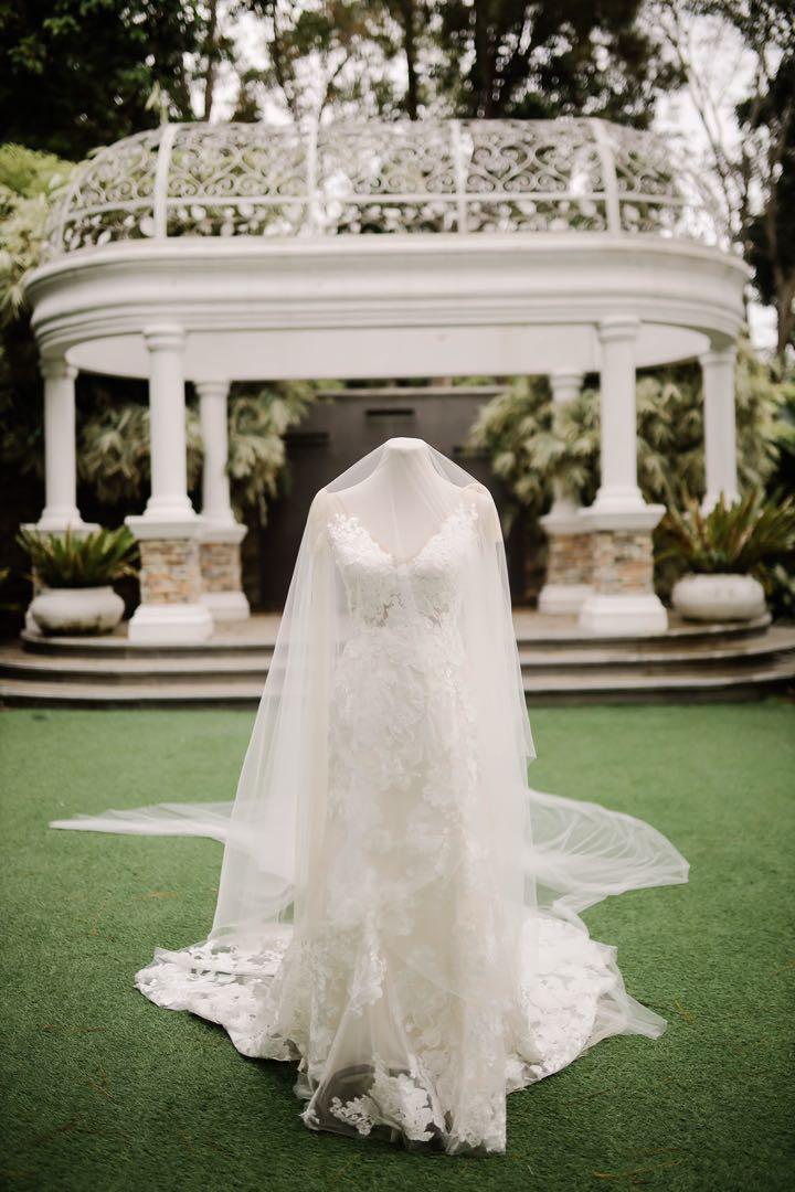 Preloved Modern Style Bridal Gown (Category: Evening dresses & gowns) located in Quezon City. Submitted by mummyajdc (Listing ID 1149143041, Image 1). Description: Pre-loved Wedding Gown For all soon-to-be brides! I am selling my sister’s wedding gown, worn last December 2021. Everything is still dashingly good as new. It’s already dry cleaned. This is a RTW (with additional detachable shoulder ribbons) dress from Ivory and White Bridal Store. :)