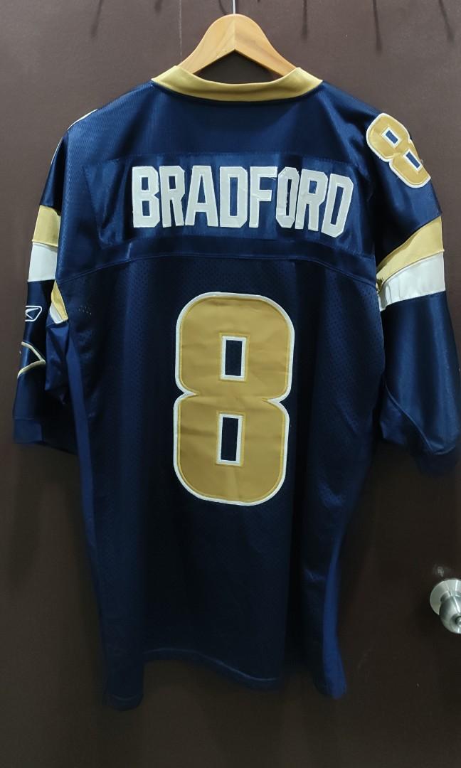Preloved NFL Reebok St Louis Rams QB 8 Sam Bradford jersey on Carousell