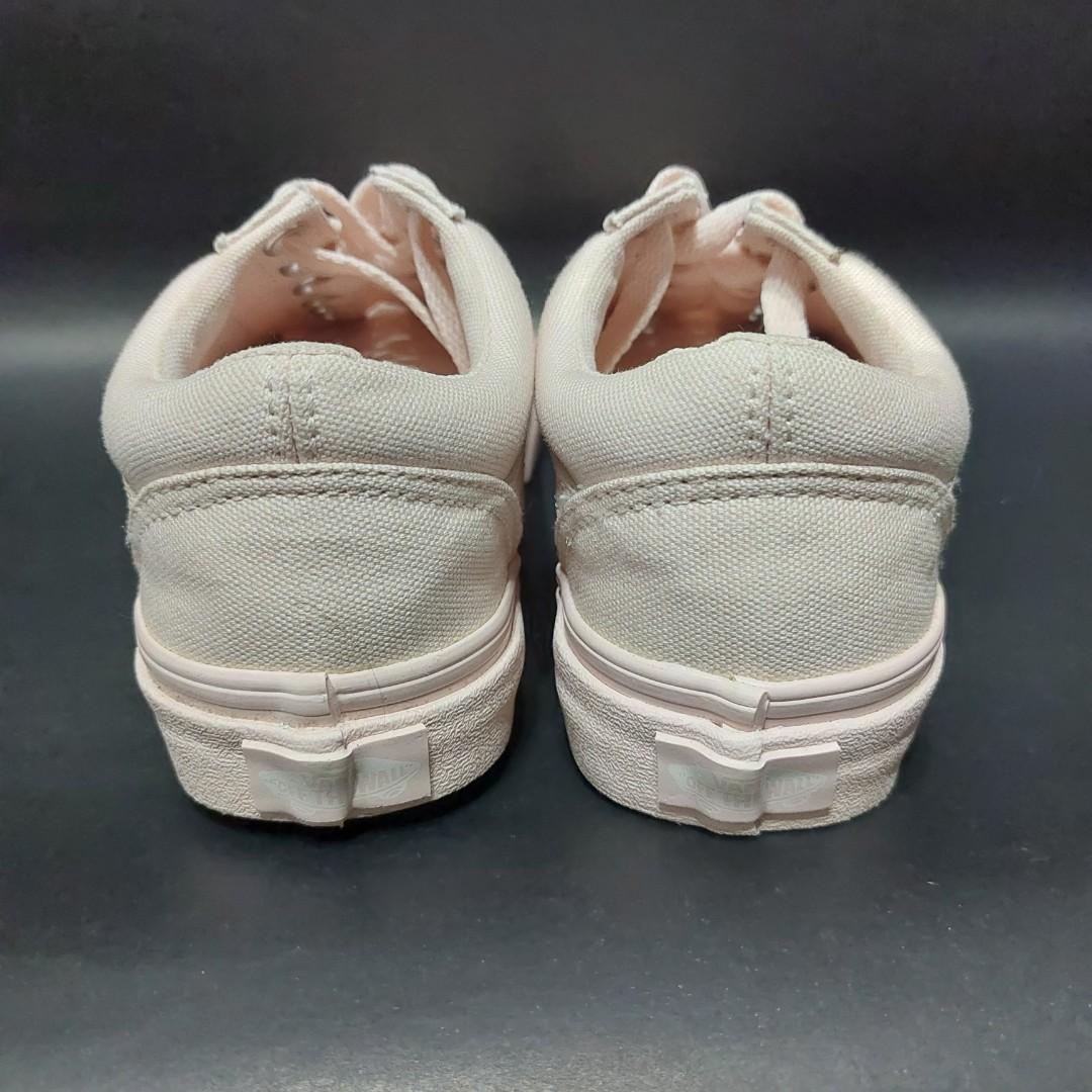 Vans old skool mono canvas peach blush sale