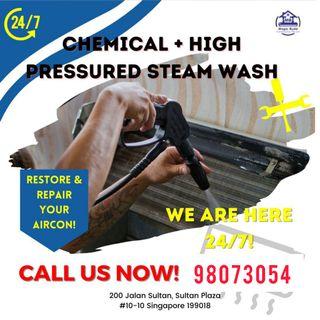 PROFESSIONAL AIRCON SERVICES, Aircon Not Cold Less Cold Water Leaking Foul Smell, Aircon Service