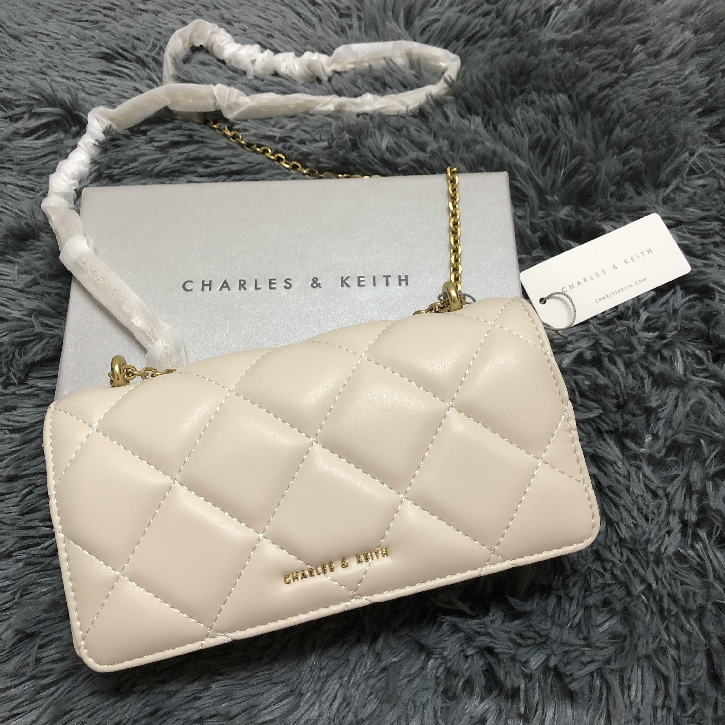 Charles & Keith Fur Bag with Box (Pink), Women's Fashion, Bags & Wallets,  Shoulder Bags on Carousell