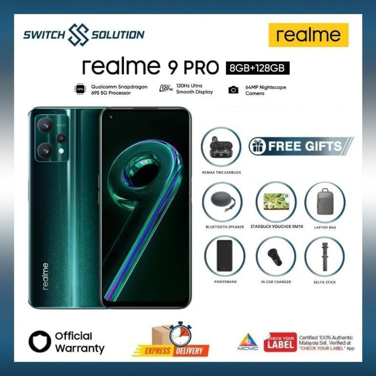 Realme 9 Pro+ 5G, Realme 9 Pro 5G 8+128GB/8+256GB]🎁Original Realme  Warranty