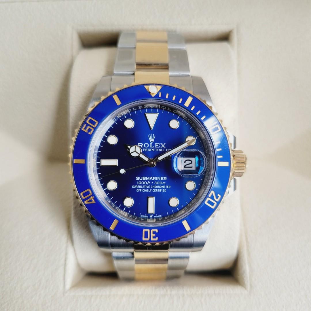Rolex Submariner Bluesy 41mm Local AD 2021, Luxury, Watches on Carousell