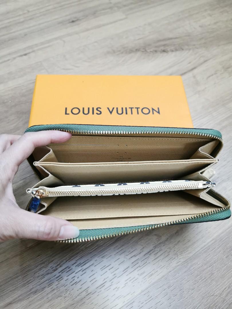 Louis Vuitton Clemence Monogram Jonquille Wallet in Dust Bag at