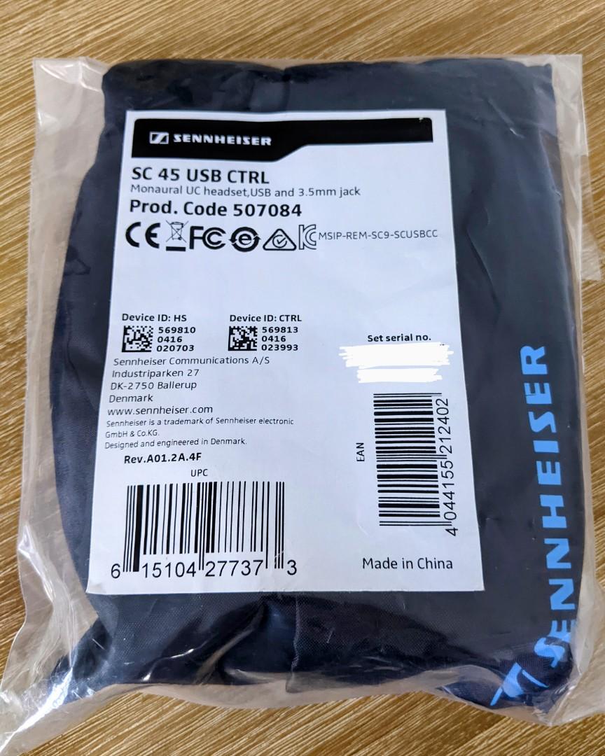 Sennheiser SC45 USB CTRL Headset Audio Headphones Headsets on Carousell