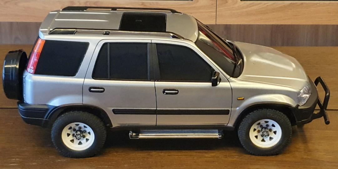 Rare Shelf queen Tamiya RC Cc01 1/10 Silver Honda crv, Hobbies & Toys