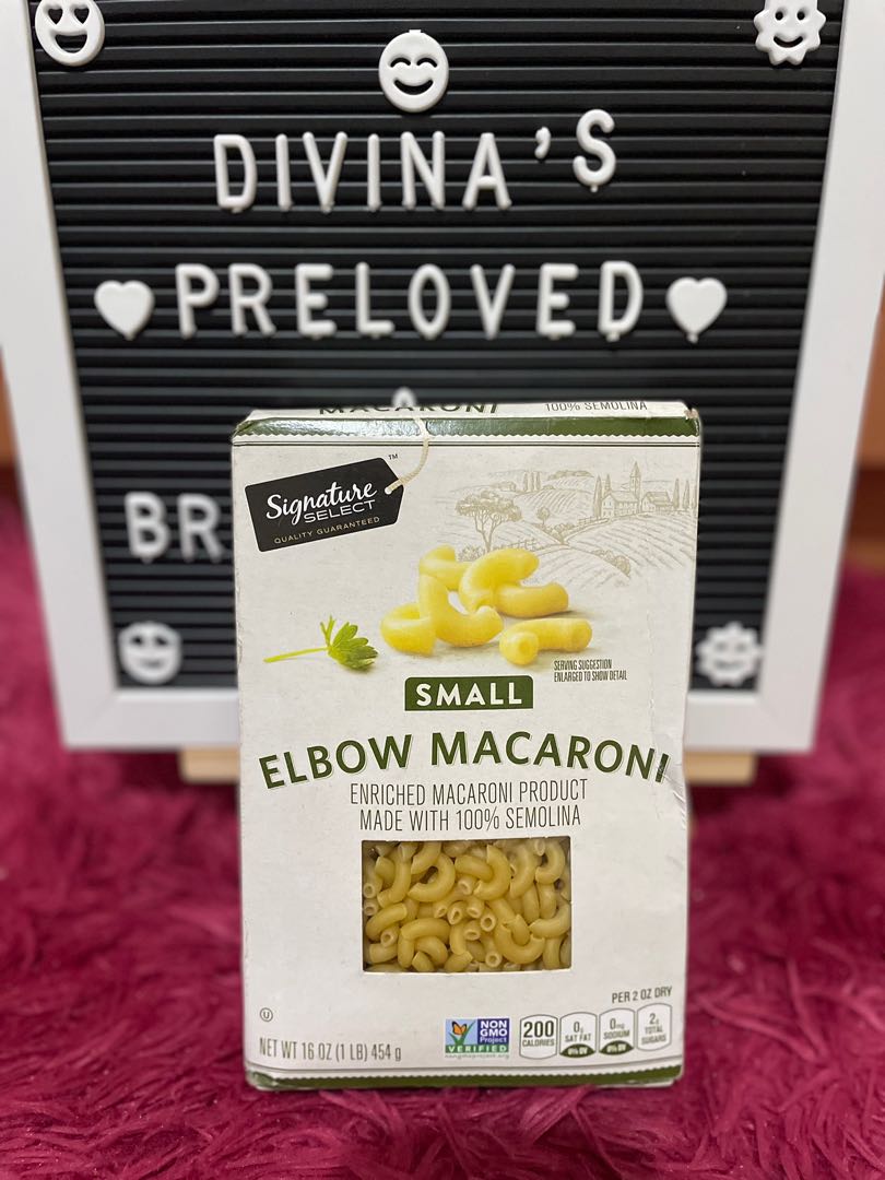 Small elbow macaroni, Food & Drinks, Rice & Noodles on Carousell