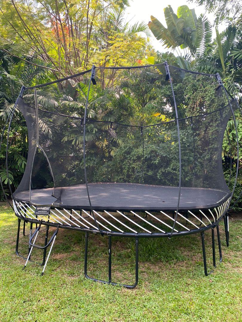 Used new arrivals springfree trampoline
