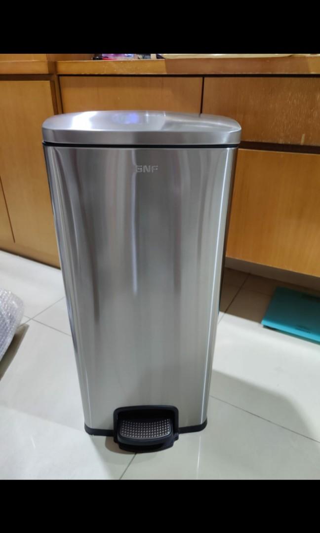 Stainless steel kitchen trash bin (30L) - BRAND NEW ...