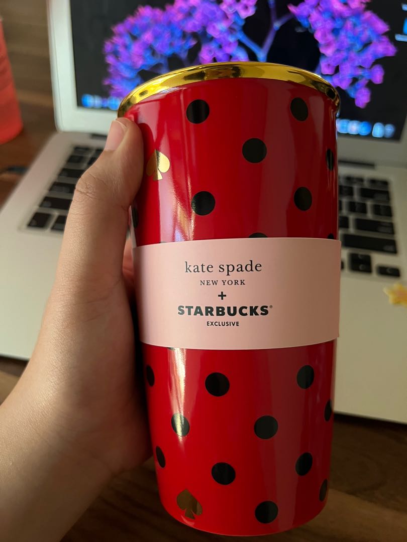 Starbucks x Kate Spade Double Walled Mug Limited Edition, Furniture & Home Living, Kitchenware