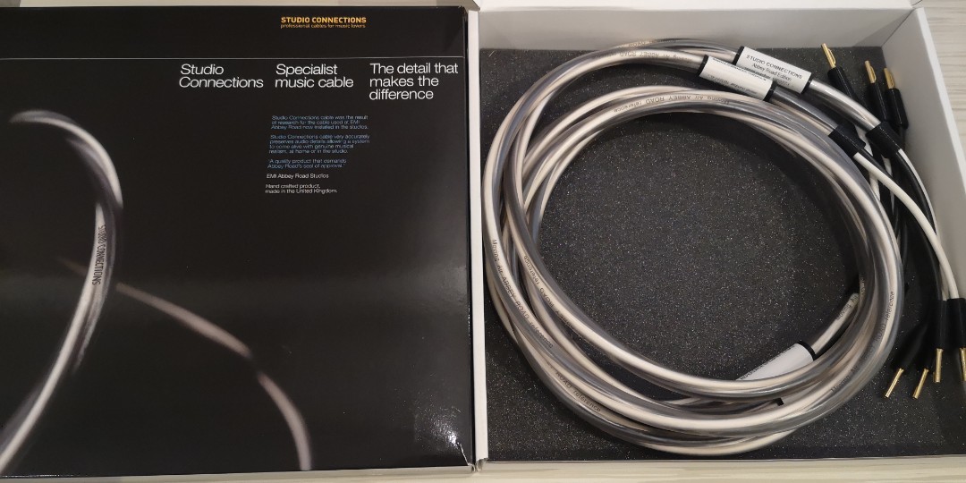 Studio Connections Reference Plus 2.5m speaker cables, Audio, Other
