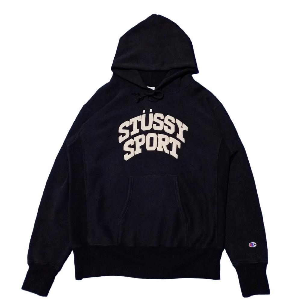 Champion x clearance stussy hoodie