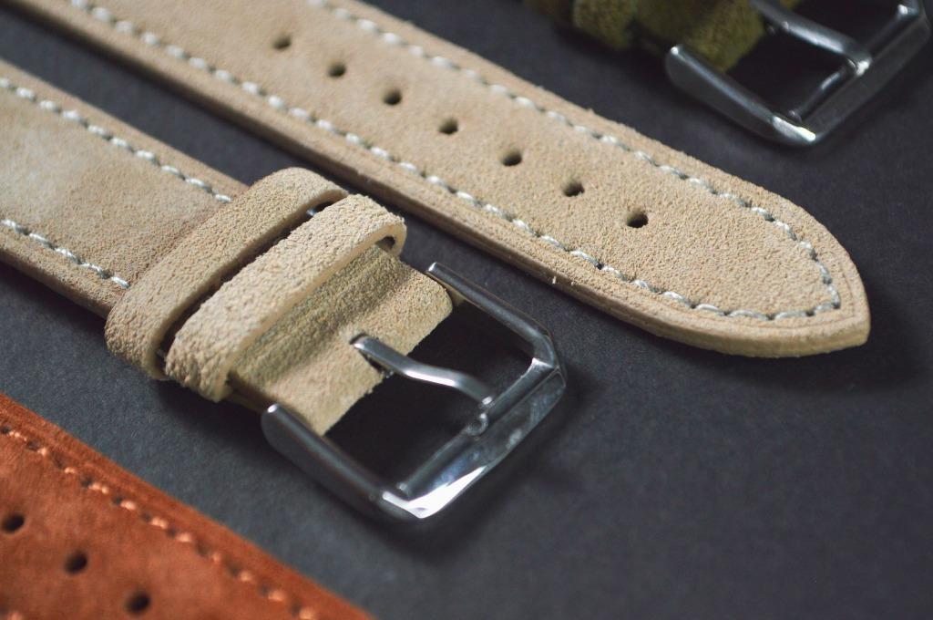 Suede watch sales strap 19mm